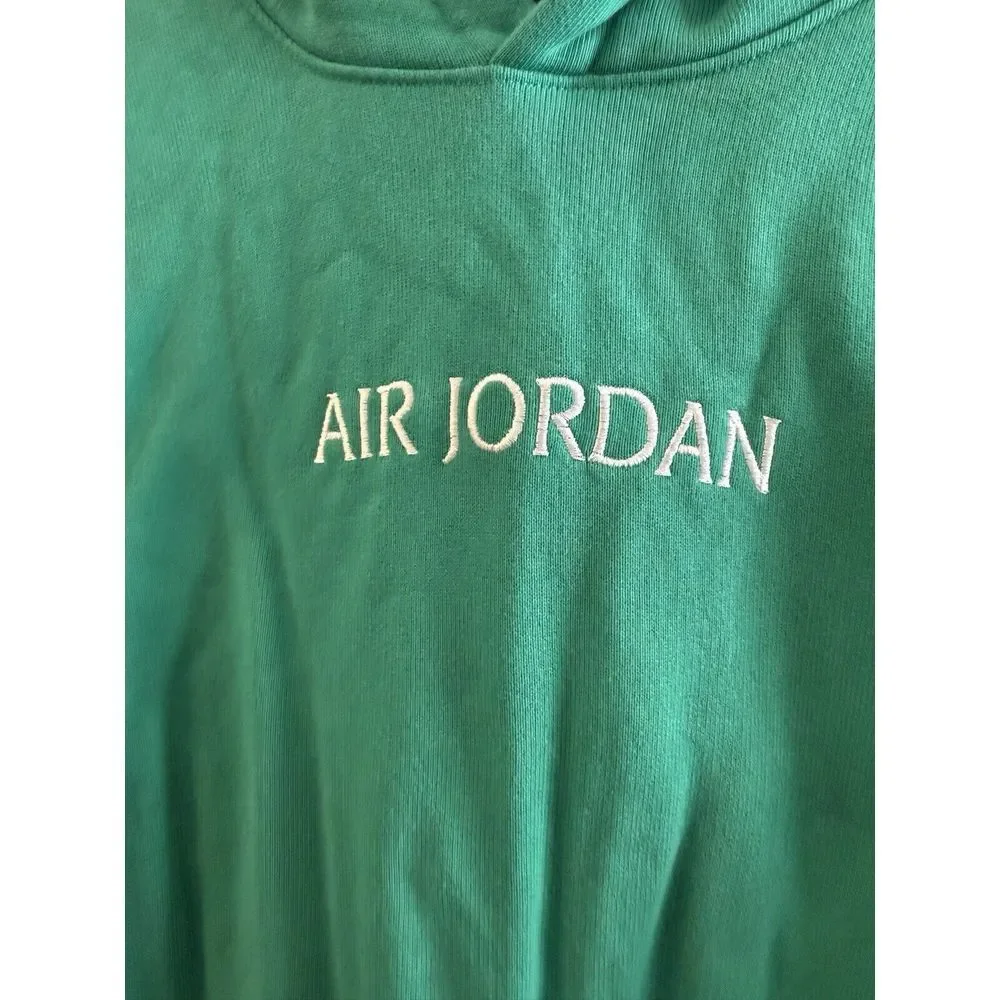 Air‎ Jordan Men's M Fleece Heavy Hoodie Sweatshirt Green Athletic Performance